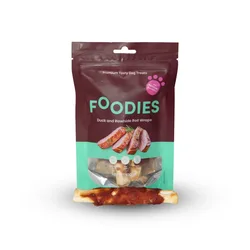חטיף FOODIES מגולגלת ברווז ועור בקר 100 גרם