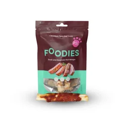 חטיף FOODIES גלילת ברווז עם עצם דנטלית 100 גרם