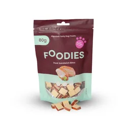 חטיף FOODIES נגיסי סנדוויץ' ברווז 80 גרם