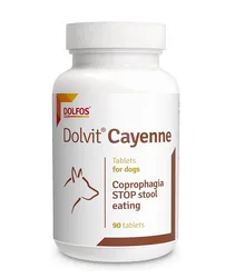 דולויט Cayenne תוסף לסיוע בהפחתת אכילת צואה (90 טב 1 יחידות